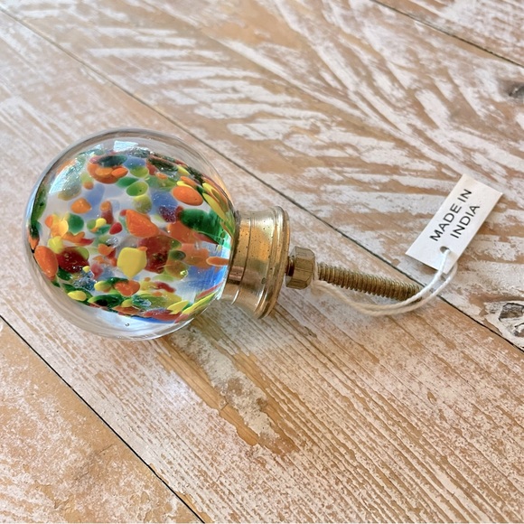 🎨1 Hand Blown Glass Drawer Pull/Knob🎨 - Picture 3 of 9
